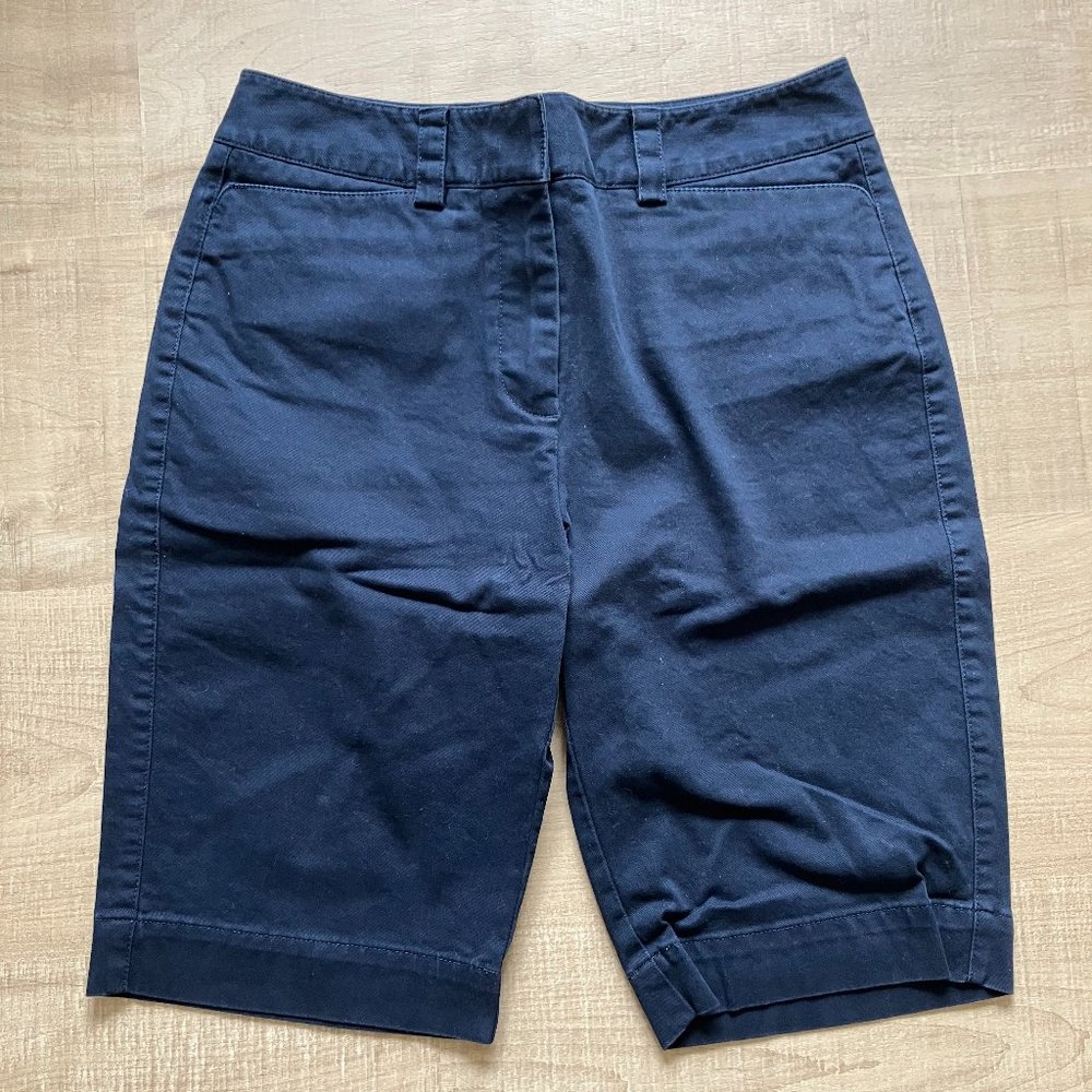 Navy Bermuda Shorts